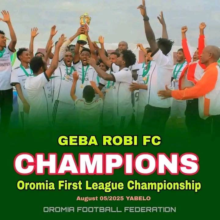 Gaba Robi City Football Club Champions
